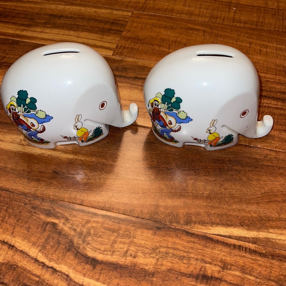 Bundle of 2 Elephant banks